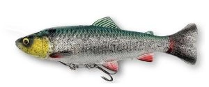 Gumená nástraha 4D Line Thru Pulsetail Trout 16cm 51g Green Silver